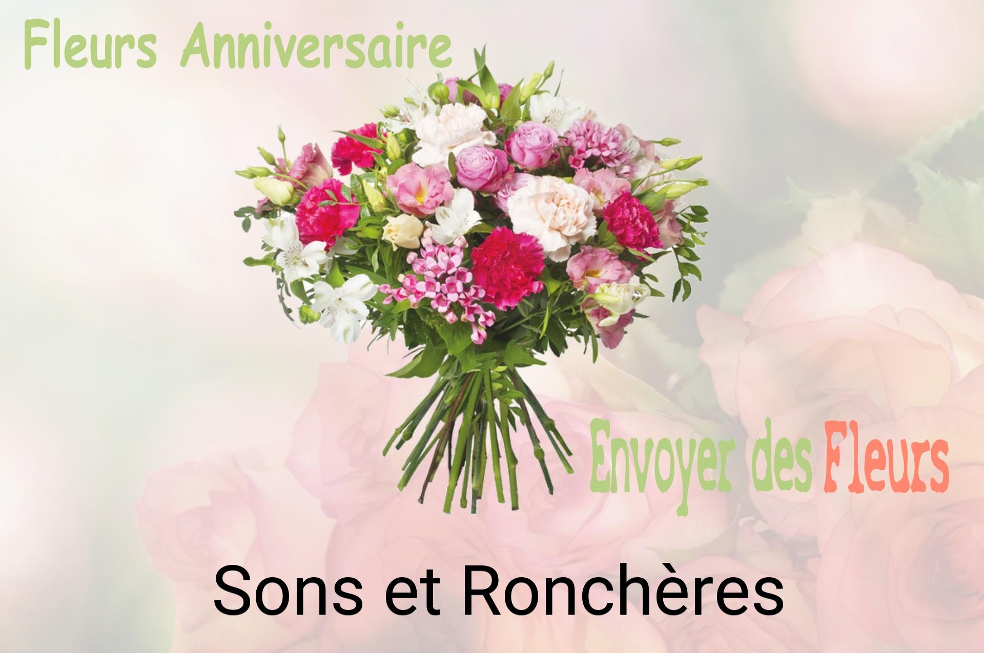Bouquet de fleurs d’anniversaire livré à Sons-et-Ronchères