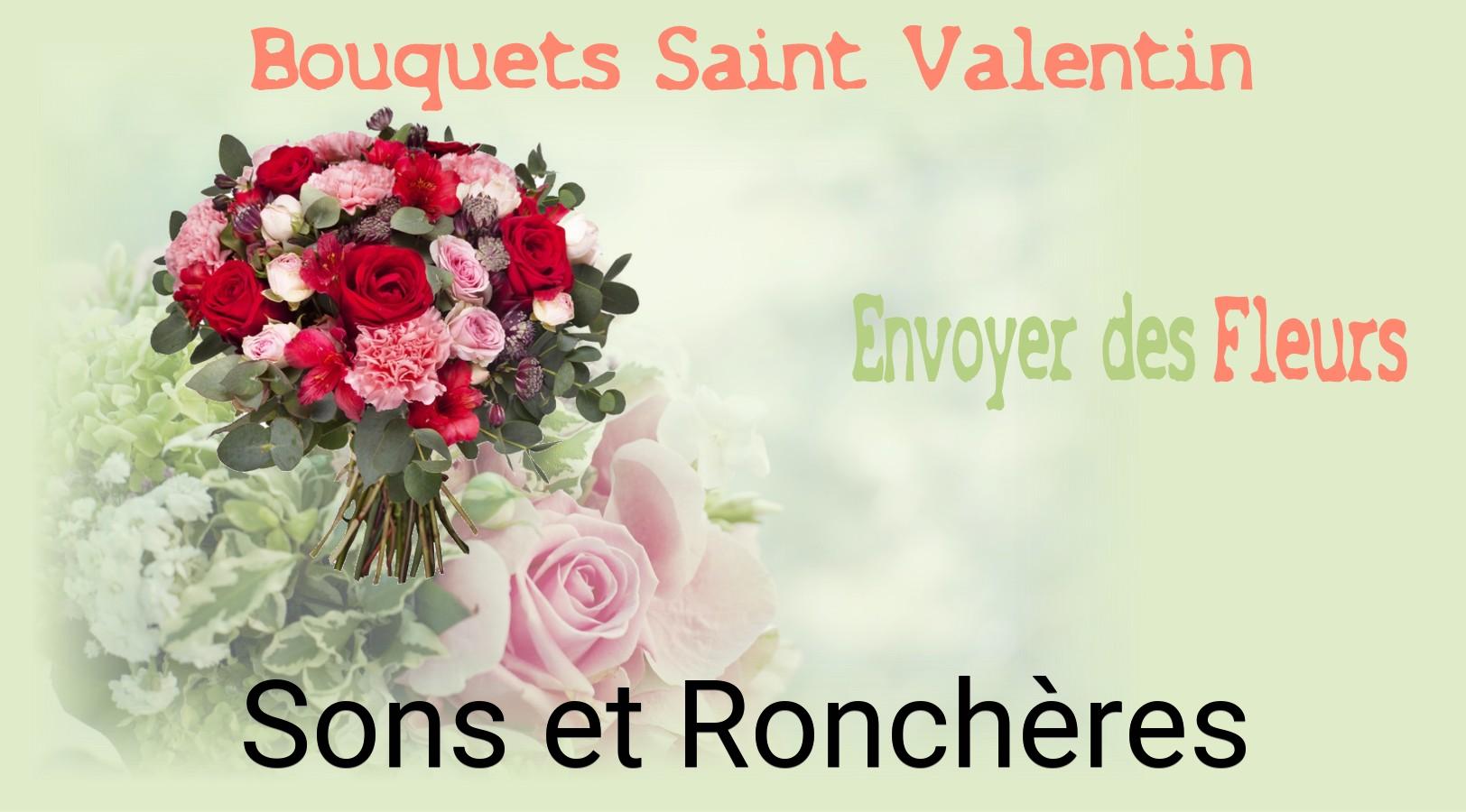 Roses de Saint-Valentin livrées à Sons-et-Ronchères
